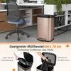 COSTWAY Koš na kuchynský odpad, 50l odpadkový kôš, pedálový Náhľad obrázku produktu 6