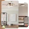 ZMH Plafoniere Camera da letto LED Nero 24W Luce soggiorno Anteprima dell’immagine prodotto 3