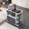 Chariot de cuisine FCH sur roulettes, avec 3 étagères, un Voir les images du produit 4