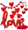 XXL Valentinstag Deko Set Herzluftballons Girlande Love Produktbild-Vorschau 7