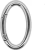 Oval Karabiner 48mm silber Produktbild-Vorschau