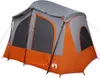 vidaXL Campingzelt 5 Personen Grau und Orange Wasserdicht Produktbild-Vorschau 5