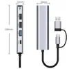 USB 3.0 Hub 5-in-2, 2,5G Ethernet Adapter, Type-C auf Produktbild-Vorschau 3