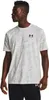 A man wearing a white and gray camouflage t-shirt. Produktbild-Vorschau