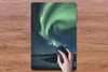 MuchoWow® Mauspad Mousepad Nordlichter - Landschaft - Produktbild-Vorschau 3