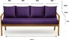 Gartenkissen Set Violett – 170x60 + 4x50x56 cm Gartenkissen Produktbild-Vorschau 3