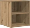 vidaXL Eckregal Artisan-Eichen-Optik 160x40x45 cm Produktbild-Vorschau 7