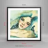 Gerahmtes Poster - Schwarzer Rahmen - Aquarell Frau Produktbild-Vorschau 5