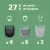 Philips MG9553/15, Czarny, Metaliczny, 0,2 mm, 2 cm, 0,2 Podgląd zdjęcia produktu 3