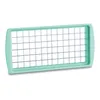 A mint green rectangular grid accessory for a kitchen appliance, shown against a white background. Produktbild-Vorschau