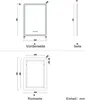 LED Badspiegel 50×70cm Wandspiegel mit Uhr, Touch, Produktbild-Vorschau 7