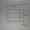 Lampada da soffitto LED lampada da soffitto in legno Anteprima dell’immagine prodotto 6