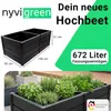 NYVI Hochbeet NYVIGreen XL 158x82x61cm 672 Liter - Produktbild-Vorschau 3