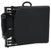vidaXL Facial Chair Portable Faux Leather 185x78x76cm Black Náhled obrázku produktu 6