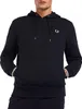 Sweat à capuche à rayures Fred Perry bleu clair Voir les images du produit 1