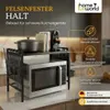 HomeLuxWorld 2-stufiges Mikrowellenregal mit Add Ons, Produktbild-Vorschau 5