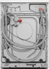 The back of a washing machine with hoses attached. Anteprima dell’immagine prodotto