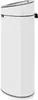 A white Brabantia Touch Bin trash can is shown against a white background. Voir les images du produit