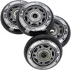 Jeu de roues noires enPolyuréthane76x24 + roulements ABEC9 Voir les images du produit 15