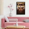 MuchoWow® MuchoWow® Gerahmtes Poster Ballerina mit rosa Produktbild-Vorschau 6