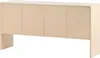 A light beige sideboard with four doors and a textured pattern on the doors. Anteprima dell’immagine prodotto
