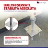 GeZu Impex® base per palo Ulrich regolabile in altezza M20 Anteprima dell’immagine prodotto 5
