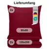 Komfortec Bettwäsche 135x200 4teilig Bettwäsche-Sets 2 Produktbild-Vorschau 6