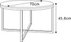 Runder Couchtisch CIRI-X Eiche Artisan Wotan Stirling Produktbild-Vorschau 6