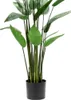 Szmaragdowa sztuczna roślina heliconia zielona 125 cm Podgląd zdjęcia produktu 3