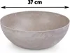 Pflanzschale für draußen Dekoschalen rund sand beige 37 cm Produktbild-Vorschau 2