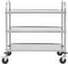 vidaXL 3-poschodový servírovací vozík 95x45x83,5 cm z Náhľad obrázku produktu 1