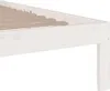 vidaXL Massivholzbett Weiß 140x200 cm Produktbild-Vorschau 6