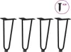 VidaXL 4012416, Metal, Czarny, Wewnętrzna, 1,2 cm, 300 mm Podgląd zdjęcia produktu 8
