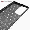 Techsuit Carbon Silicone Back Cover Hülle für Motorola Edge Produktbild-Vorschau 4