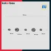 KOTARBAU® Guirlande décorative effet miroir Sphères en Voir les images du produit 3