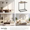Table d’appoint CARDIFF 55,5x35x67cm - Bois clair Voir les images du produit 5