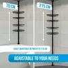 Strex Étagère de Douche Télescopique Noir - Réglable 70-275 Voir les images du produit 3
