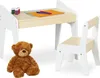 Relaxdays Kindersitzgruppe, Kindertisch Set, Tisch und Produktbild-Vorschau 1