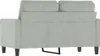 vidaXL 2-miestna pohovka Light Grey 120 cm Velvet Náhľad obrázku produktu 5