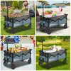 Sekey Bollerwagen faltbar 150 kg mit Bremsen, klappbarer Produktbild-Vorschau 7