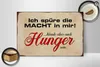 Holzschild Spruch 30x20cm spüre Macht in mir könnte Hunger Produktbild-Vorschau 2
