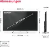 Sharp 50JP7765E QLED Fernseher 50 Zoll Google TV 4K UHD Produktbild-Vorschau 3