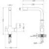 Mexen Duero Küchenmischer, Beige - 671600-69 Produktbild-Vorschau 2