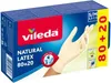 Jednorazové latexové rukavice Vileda Multi, 80+20, S/M, Náhľad obrázku produktu 1