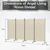 Angel Living 4 Teil 324x169cm Paravent Sichtschutz Produktbild-Vorschau 4