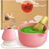 Matcha Latte Set "Ume" mit 80er Bambusbesen und Chasentate, Produktbild-Vorschau 1