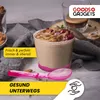 Müsli 2 Go Becher mit Löffel und Iso-Kühlfach Rot - Produktbild-Vorschau 3
