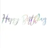 Baner Happy Birthday, opalizujący, 16,5x62cm Podgląd zdjęcia produktu 9