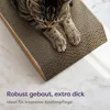 Knupis Kratzmöbel Kratzbrett Katze 3-teilig XXL 75cm – Produktbild-Vorschau 4