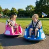 COSTWAY 12V Autoscontro per bambini girevole a 360°, 2 in 1 Anteprima dell’immagine prodotto 2